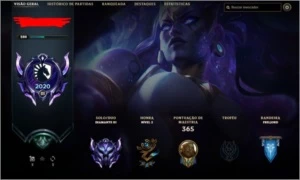 CONTA DIAMANTE 3 FULL CHAMP - League of Legends LOL