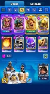 Conta de Clash Royale 9 anos deck de nível máximo 12 ev 4 He