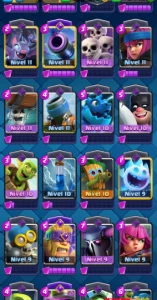 Conta de Clash Royale 9 anos deck de nível máximo 12 ev 4 He