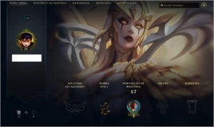 SMURF NVL 26 COM LEBLANC PRESTÍGIO - League of Legends LOL