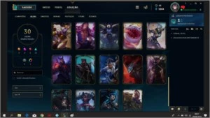 CONTA DE LOL PLATINA 5 - League of Legends