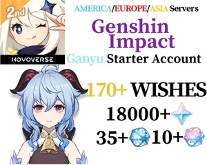 Conta farm Ganyu + 18000 gemas - Genshin Impact