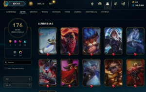 Conta [Lol]- Criada Em 2012 - Mmr [Platina] - 176 Skins - League of Legends