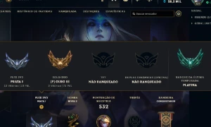 Conta [Lol]- Criada Em 2012 - Mmr [Platina] - 176 Skins - League of Legends