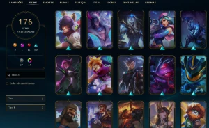 Conta [Lol]- Criada Em 2012 - Mmr [Platina] - 176 Skins - League of Legends