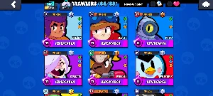 Conta Brawl Stars de 2018 com skins raras + Conta Clash Roya