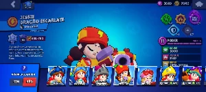 Conta Brawl Stars de 2018 com skins raras + Conta Clash Roya