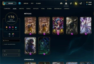 SKINS PRESTIGIO 2022 + 1K500 DE RP - League of Legends LOL