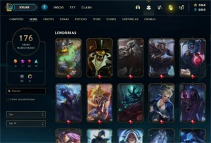SKINS PRESTIGIO 2022 + 1K500 DE RP - League of Legends LOL