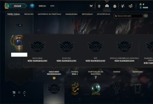 Conta Unranked com 27 Champs e 3 Skins + 1 Fragmento - League of Legends LOL