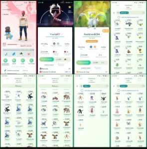 Pokémon Go L40 | 7 Míticos | 27 Lendários | 17 Shinys | L011