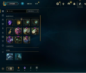 Conta diamante LoL com rp gasto varias skins - League of Legends