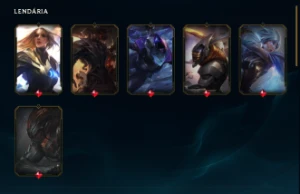 Conta diamante LoL com rp gasto varias skins - League of Legends