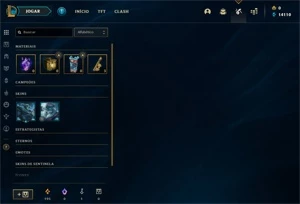 conta unranked email nao verificado com 2 skins - League of Legends LOL