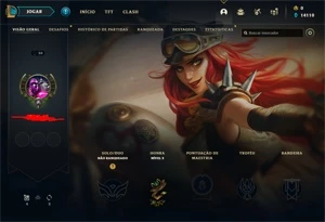 conta unranked email nao verificado com 2 skins - League of Legends LOL