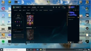 Três contas de league of legends LOL