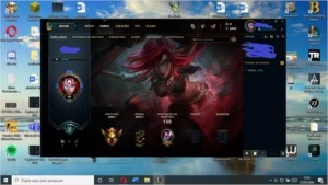 Três contas de league of legends LOL