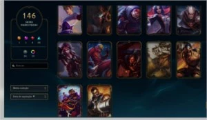 Três contas de league of legends LOL