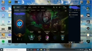 Três contas de league of legends LOL
