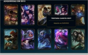 Três contas de league of legends LOL