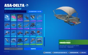 Conta fortnite caveirao roxo muito raro com tubarao mako