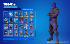 Conta fortnite caveirao roxo muito raro com tubarao mako