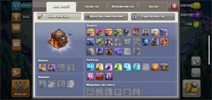 Conta Clash of Clans CV10 65% FULL