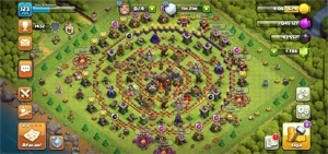 Conta Clash of Clans CV10 65% FULL