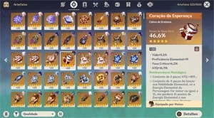 [AR58] Conta ENDGAME com 17 T5,10 armas T5 e todos os T4!!! - Genshin Impact