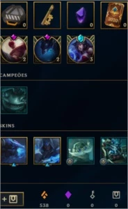 Platina 1 (caiu por inatividade, elo era D1) - League of Legends LOL