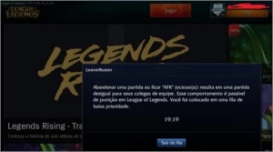 SAIA DO LEAVER BUSTER - League of Legends LOL