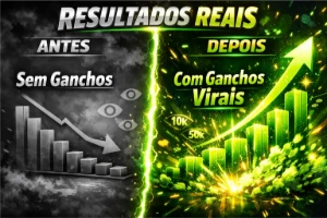 🔥 Pack Ganchos Virais: +1000 Modelos Prontos 🚀 - Redes Sociais