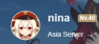 Conta genshin lvl 40 - Asia