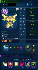 Conta LA-Omega com X7SM Bolado - Digimon Masters Online DMO