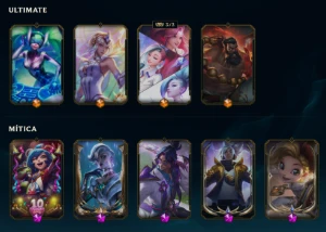 Conta (Ex Diamante) com 533 skins com todos campeões - League of Legends LOL