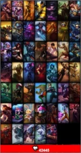 Conta League of Legens OURO 5+47 skins+11 paginas de runa - League of Legends LOL