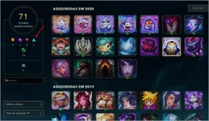 Conta league of legends level 120 barato LOL