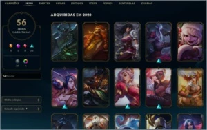 Conta league of legends level 120 barato LOL