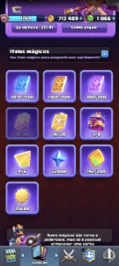 Conta Clash Royale 5 Anos 13K Troféus 22 Evos +713K Ouro