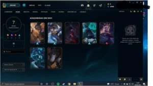 Conta lol diamante 2 , 57% win rate smurf - League of Legends