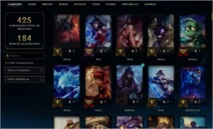 Conta League of Legends com 148 skins + todos campeões LOL