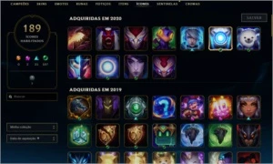 Conta League of Legends com 148 skins + todos campeões LOL