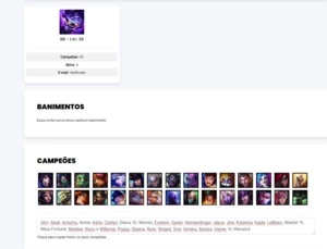 Conta para smurf prata 1 - League of Legends LOL