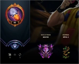 CONTA MASTER LOL acabei de upar mmr master 150pdl+ (16 kins) - League of Legends