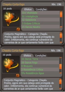 Chapéu Corta Fogo Modificado!!! SPIRITIA - Dofus