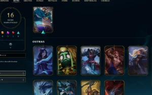 CONTA LOL- LVL 129 - 63 Champions - 16 Skins - FULL ACESSO - League of Legends