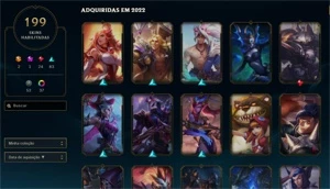 Conta ouro 4 Main master Yi e Mono Shaco - League of Legends LOL