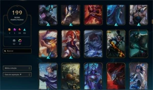 Conta ouro 4 Main master Yi e Mono Shaco - League of Legends LOL