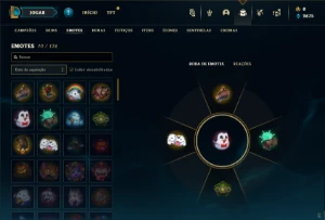 Unranked com 32 Champs e 5 Skins - League of Legends LOL