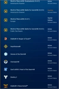Conta Battle.Net (ver detalhes) - Blizzard